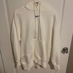 Nike Women’s oversized white hoodie